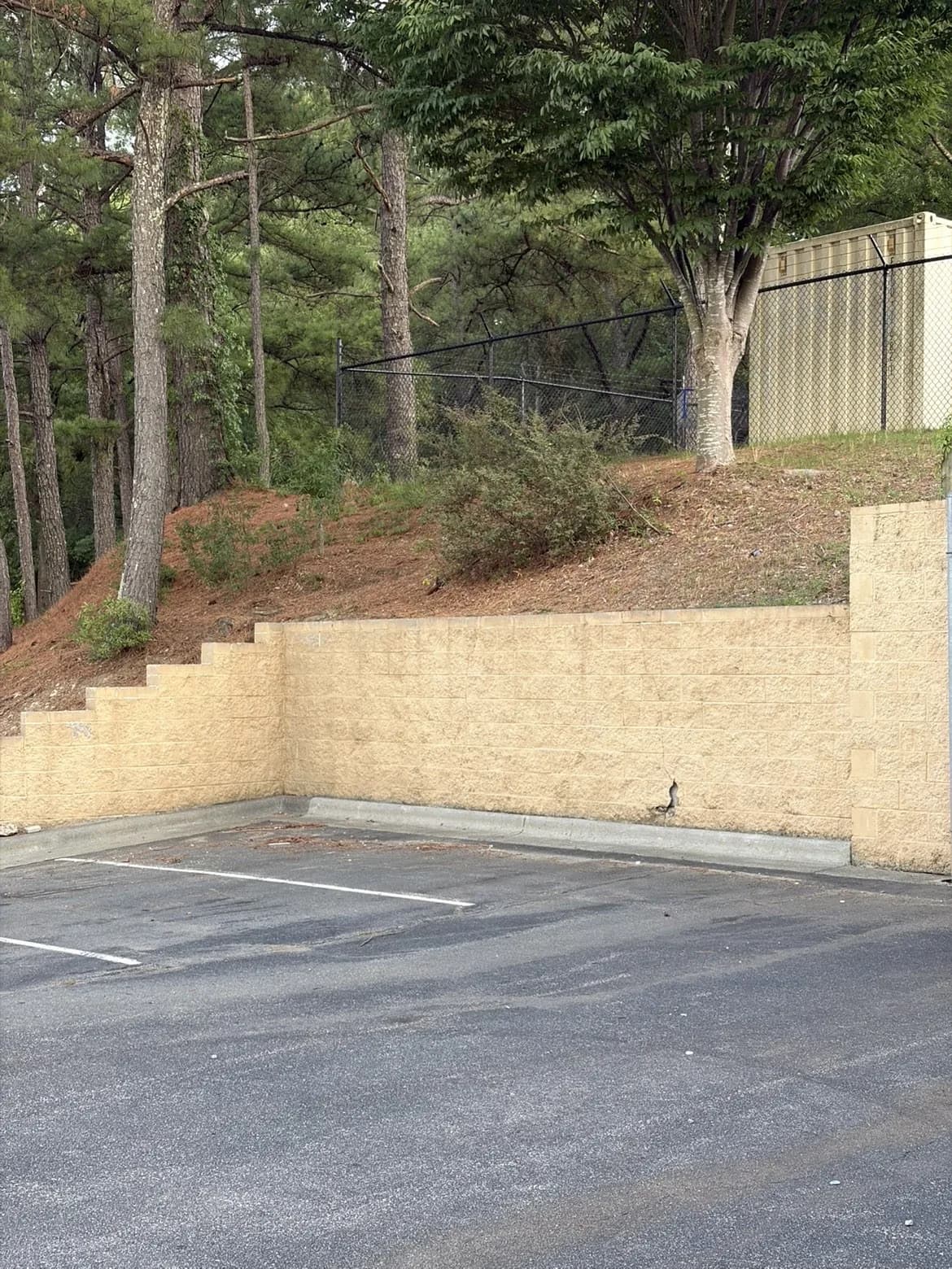 Retaining Wall — after