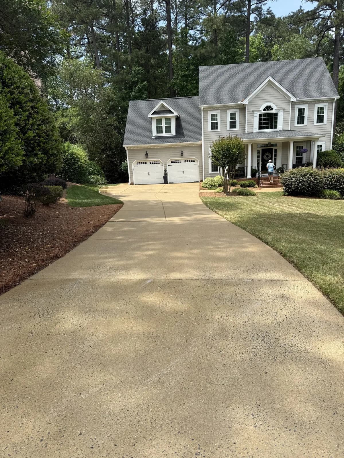 Driveway — after