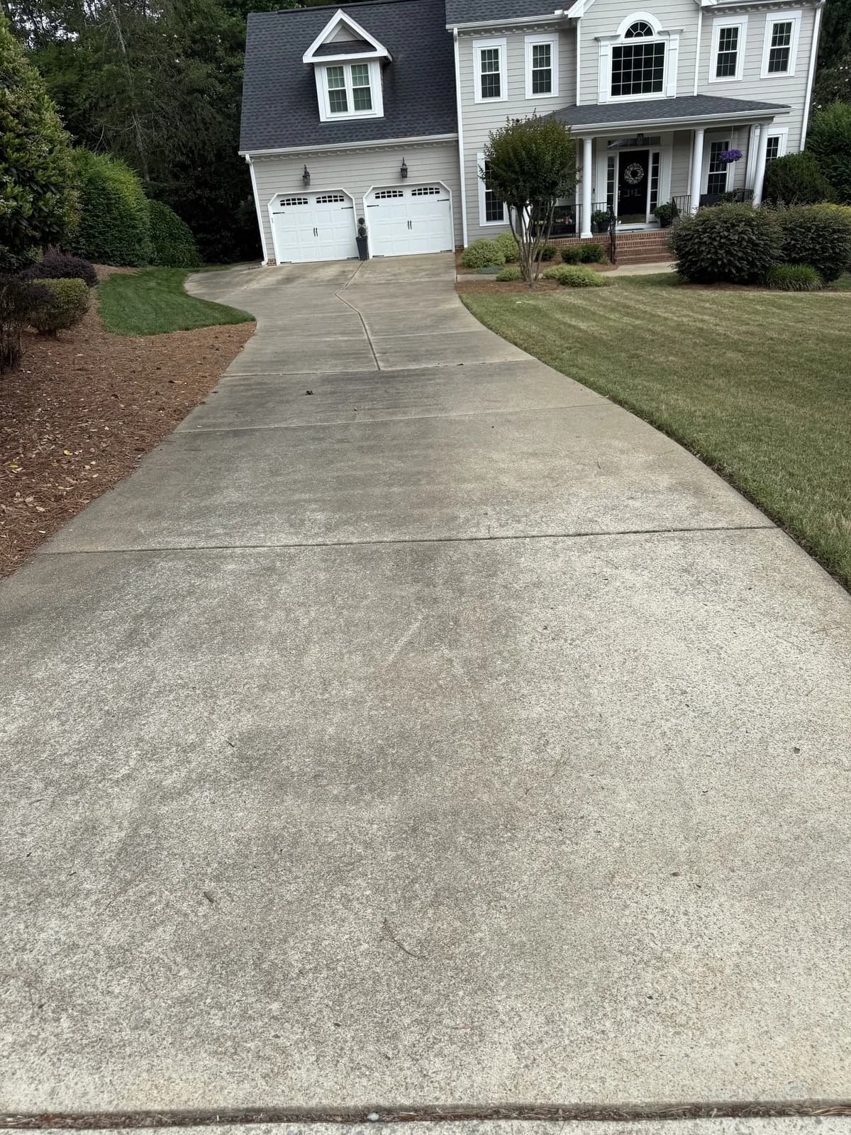 Driveway — before