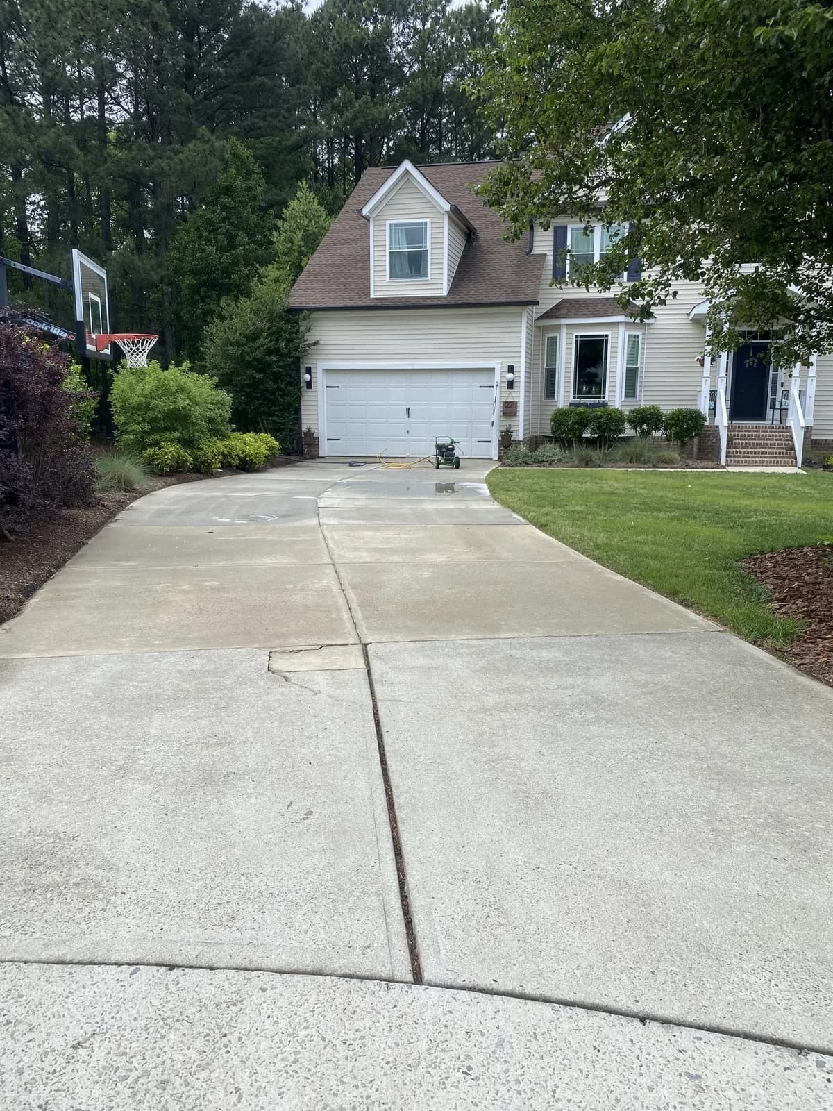 Driveway — after