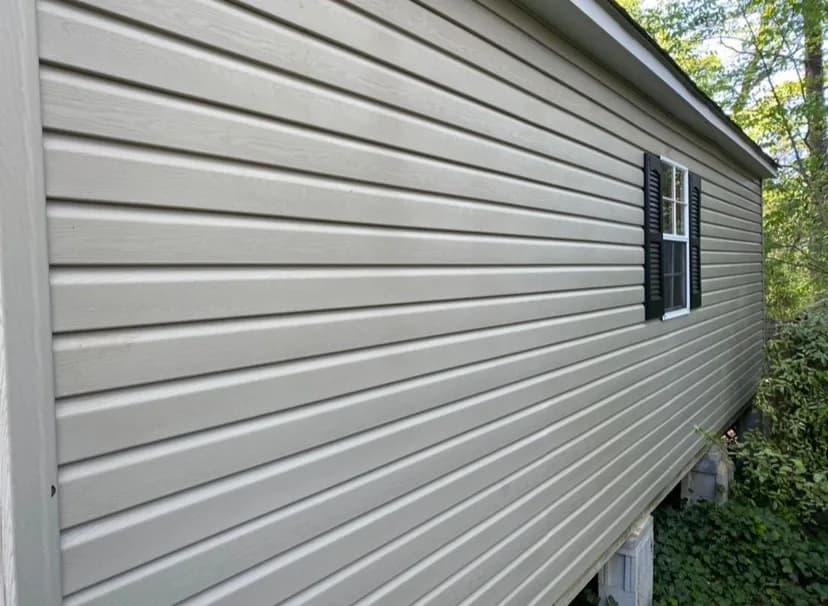 Siding — after
