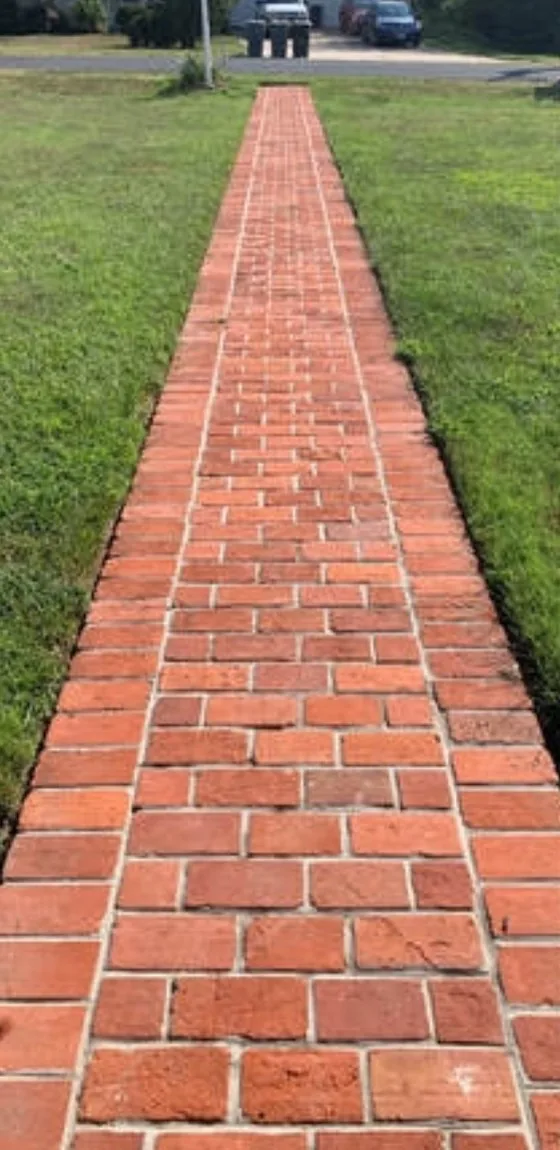 Brick Walkway — after