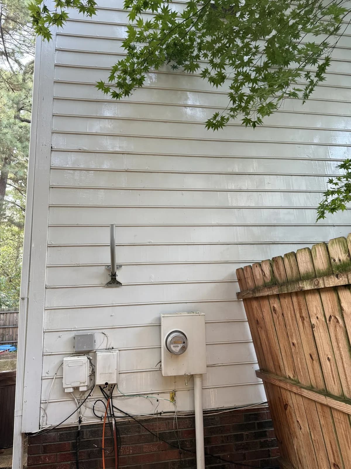 Siding — after