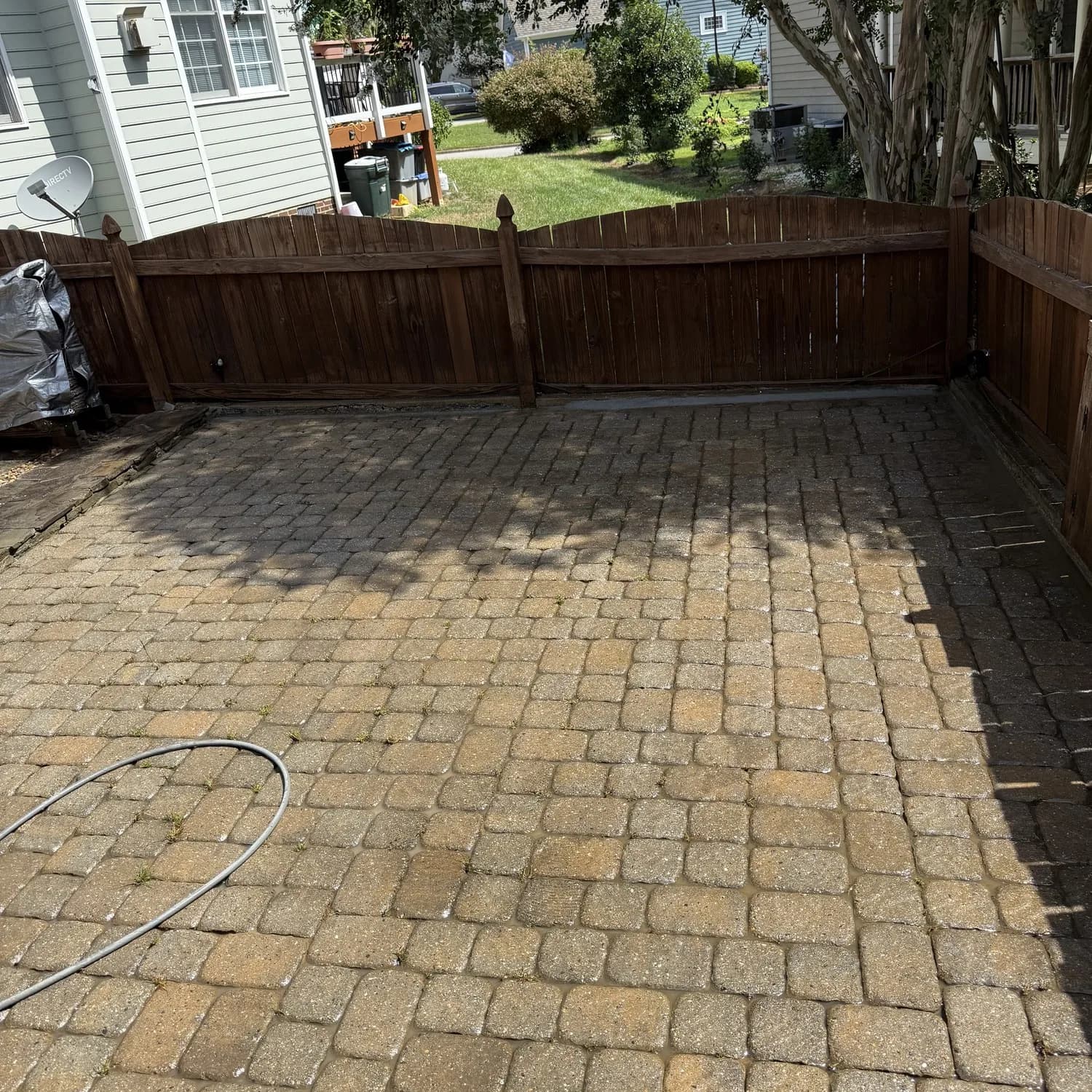 Paver Patio — after