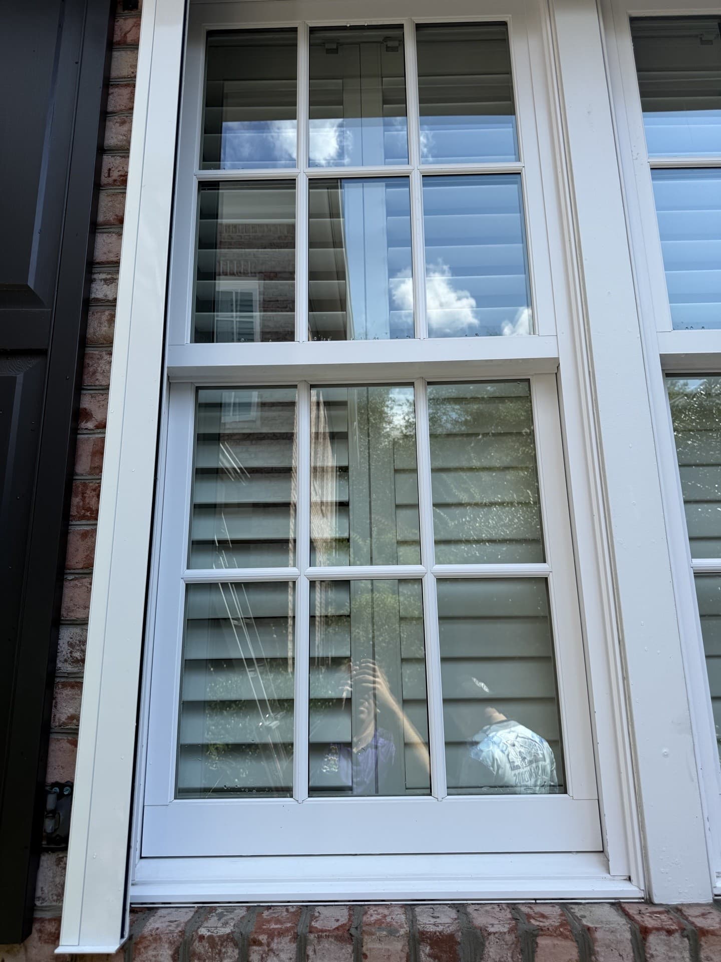 Streak-free window cleaning result