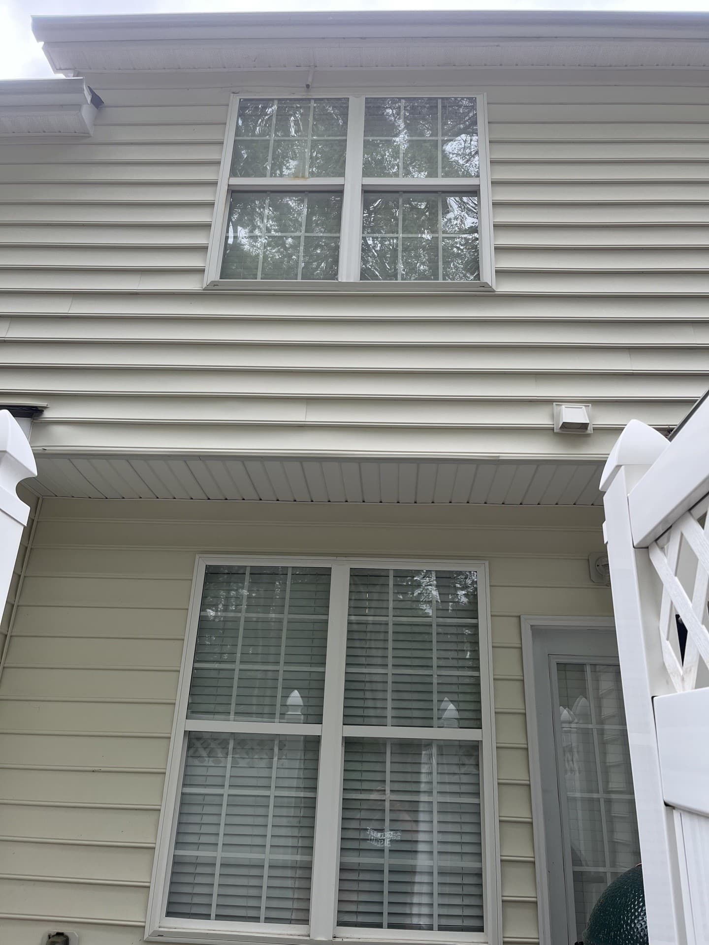 Streak-free window cleaning result