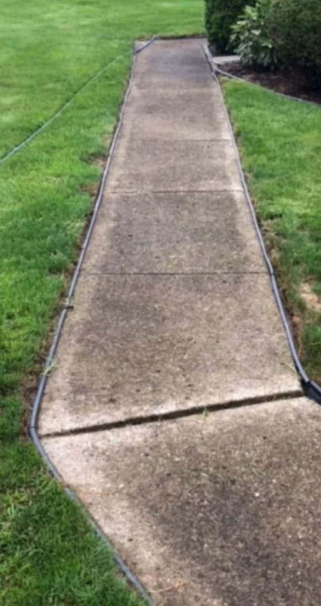 Sidewalk — before