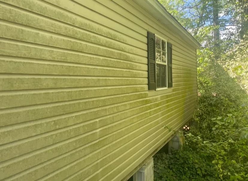 Siding — before
