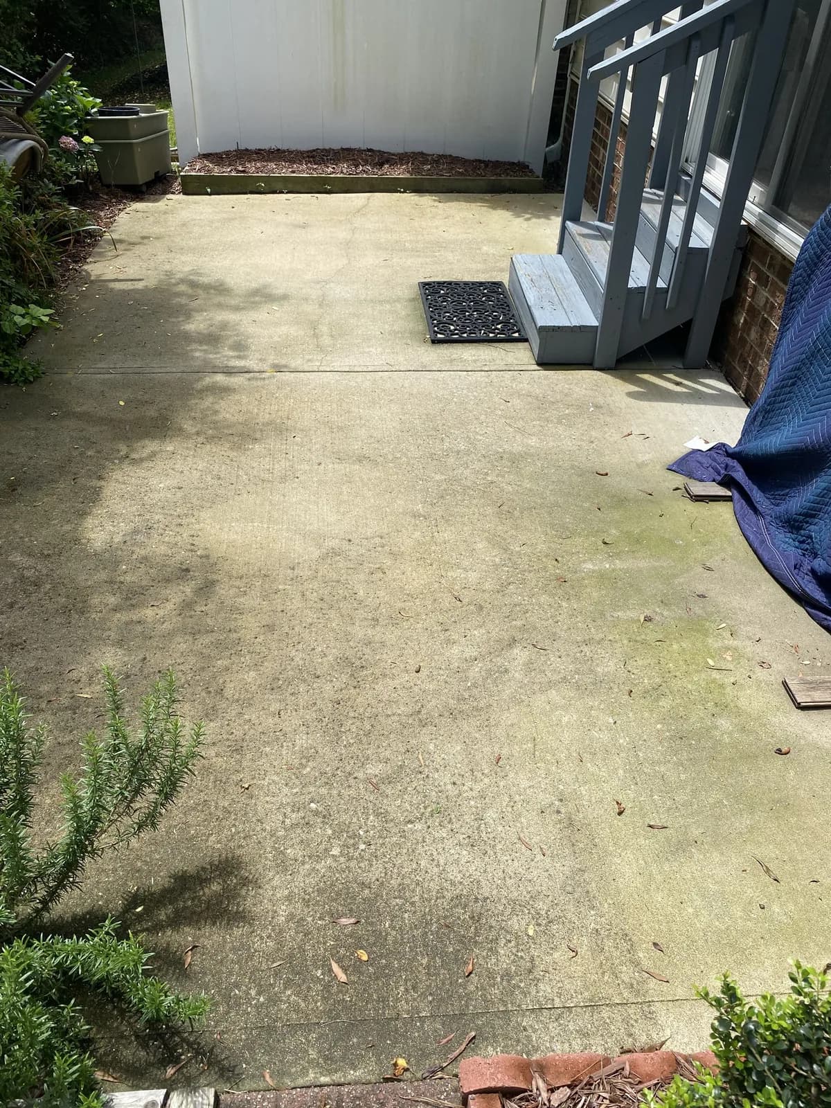 Patio — before