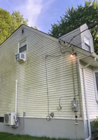 Siding — before