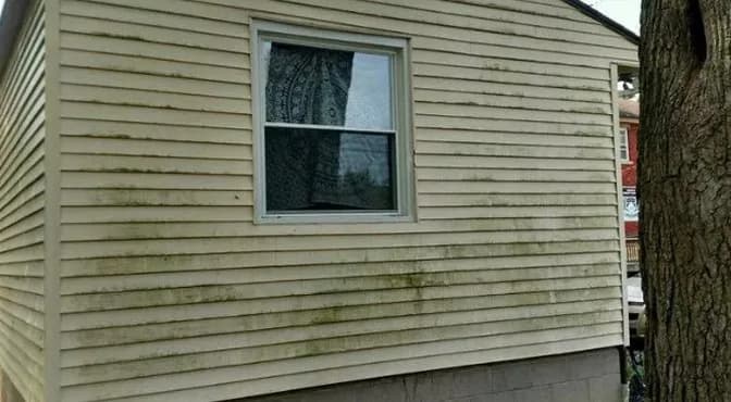 Siding — before