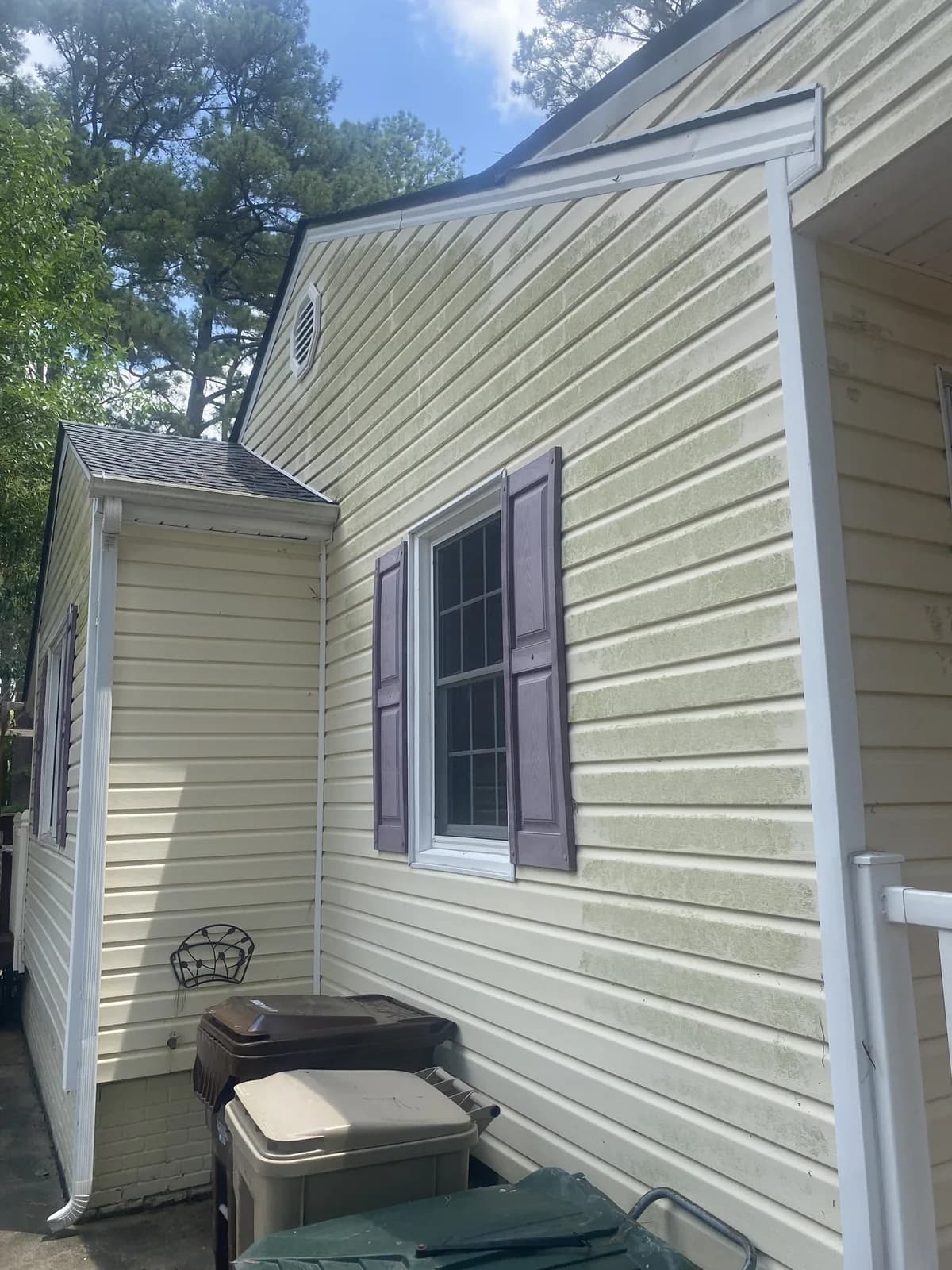 Siding — before