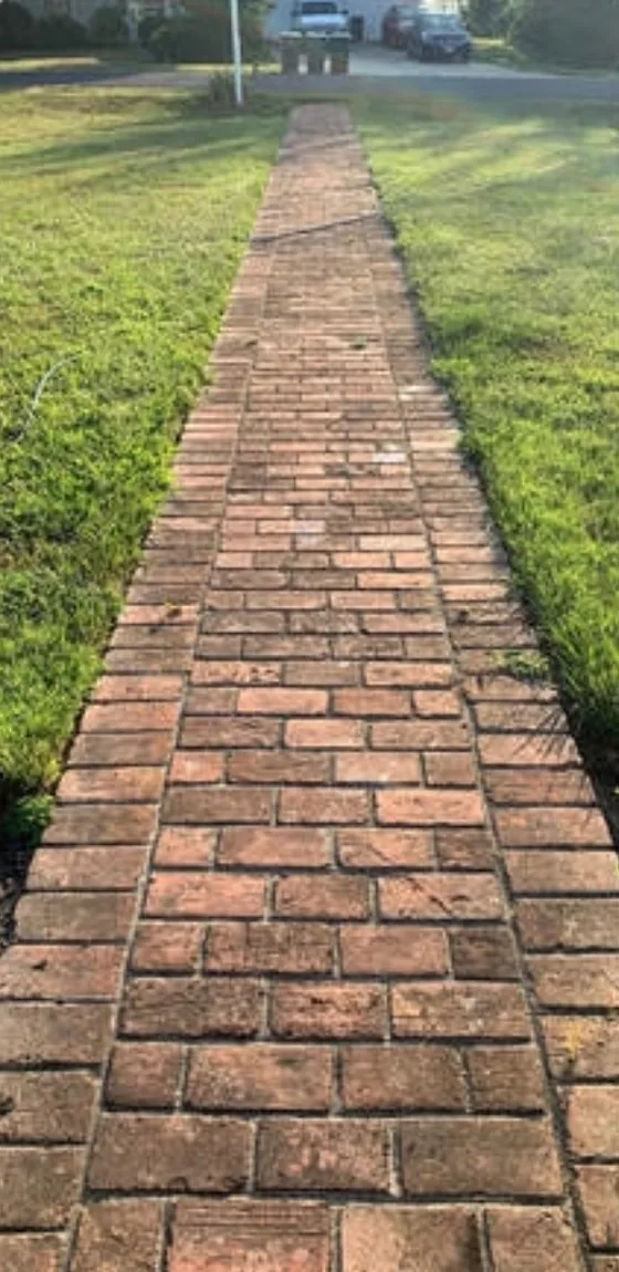 Brick Walkway — before